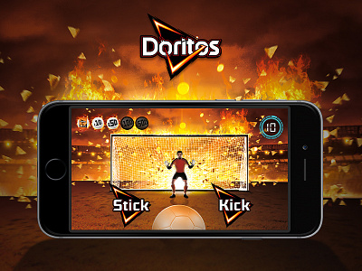 Mobile first responsive game 3d burn competition flames fmcg football game jaywing responsive soccer