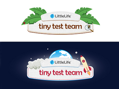 Little Life campaign clouds earth illustration life bugs little logo space