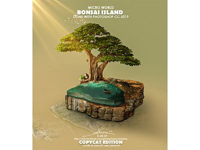 Bonsai Island 3d animation app bonsai branding design graphic design icon illustration logo ui