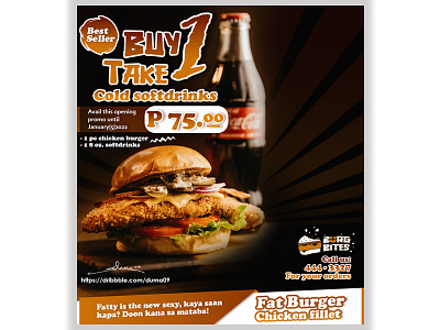 Burger Flyer 2 3d animation app branding design graphic design icon illustration logo motion graphics ui