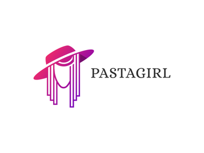 PastaGirl Logo branding design graphic design icon illustration logo logo design logo illustration ui ux vector