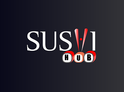 Sushi Hub branding design graphic design illustration logo logo design vector