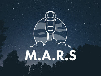 M.A.R.S Logo car logo logo design mars planet space