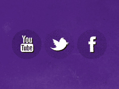 Reebok Social Icons brand button css3 design facebook icon icons interface navigation texture twitter ui user interface ux website youtube