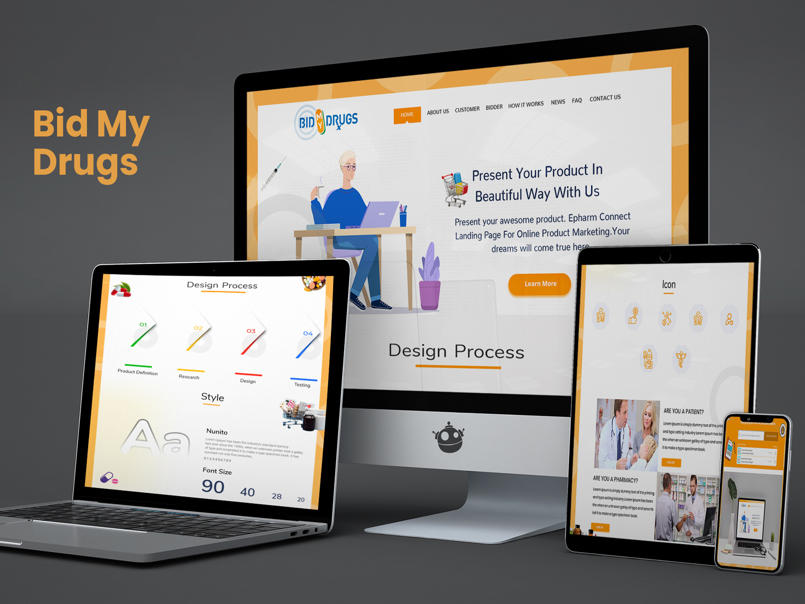 Bid My Drugs by Intforce Software Solutions Pvt. Ltd. on Dribbble