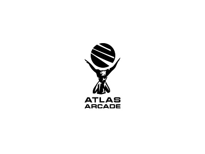 ATLAS branding design flat graphic design logo minimal vector