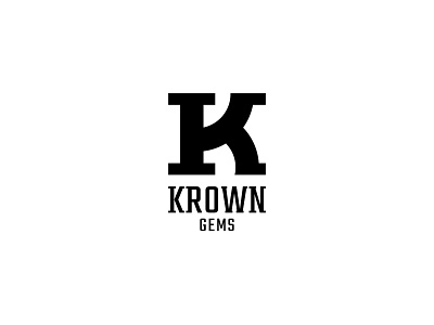 KROWN branding design flat graphic design logo minimal vector