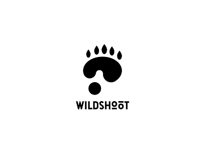 WILDSHOOT branding design flat graphic design logo minimal vector