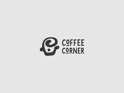 Coffee Corner branding coffee coffee logo coffee shop design flat graphic design logo minimal vector