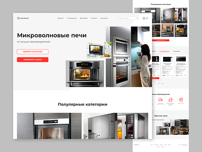 Website for Microwave Store