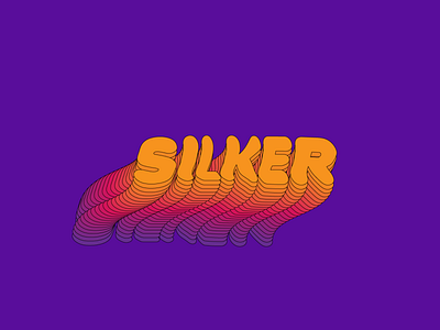 Silker aesthetic branding cool design graphic design illustration letter logo logos purple vector