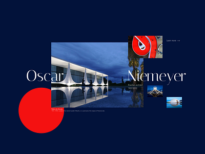 Oscar Niemeyer take 2 architecture brazil draft landing ui web website