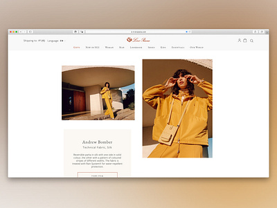 Loro Piana branding design ui user experience design user interface ux website