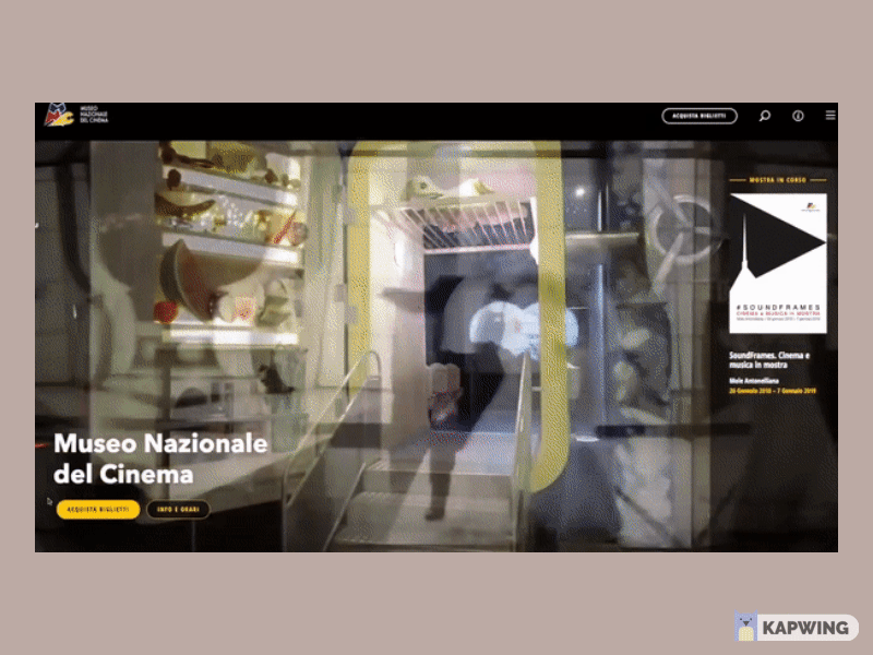 National Museum of Cinema design ui user experience design user interface ux website