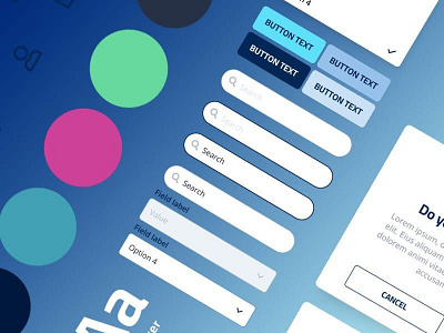 Design System For Frenetic design assets design elements design system ui ux