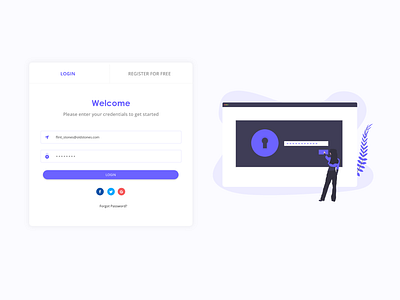 Login Page Desgin