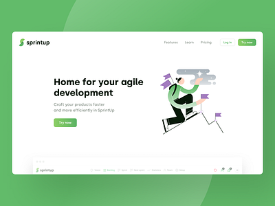 Sprintup landing page