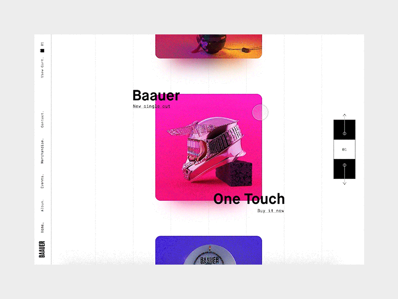 Baauer — Artist Website Interaction