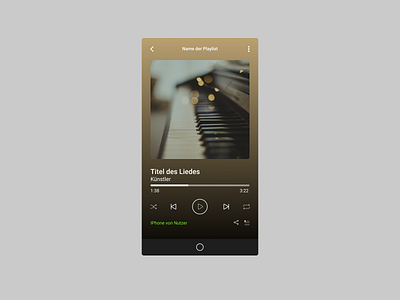 Daily UI #009 - Music Player