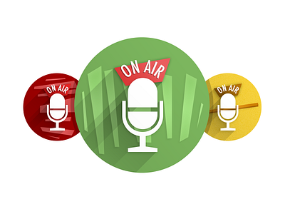 Podcast Network Badges badge debug digitalia fuori onda microphone network podcast