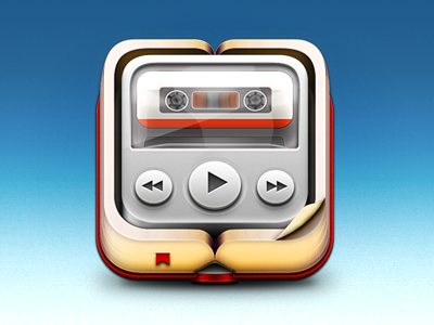 Audiobook icon dribbble