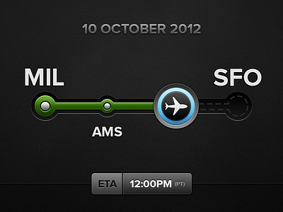 San Francisco, here I come. ams flight free mil plane psd san francisco sfo slider trip ui