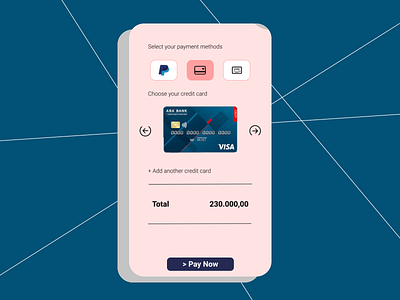 Credit Card Payment ui