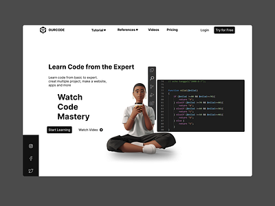 OurCode Landing Page