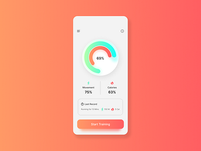 018: Analytic chart analytic chart app dailyui design mobile app ui ux