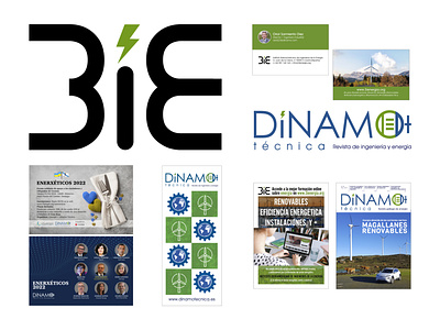 3iE & Dinamo Técnica logos and brand design branding design graphic design logo