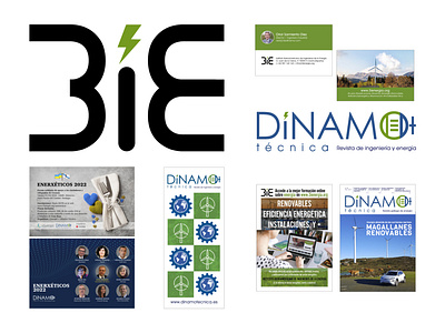 3iE & Dinamo Técnica logos and brand design