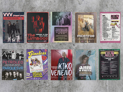 Carteles de conciertos para Ochoymedio