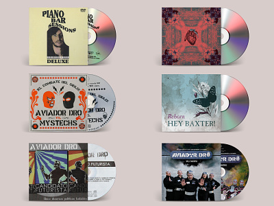Portadas de CDs album cover band cd cover design graphic design music