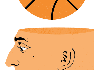 Mad Mad March basketball editorial illustration kentucky louisville march madness orange