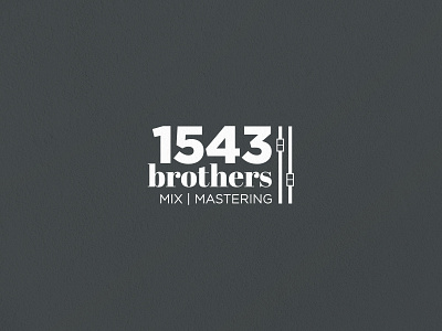 1543 brothers | Logo branding design logo rock studio