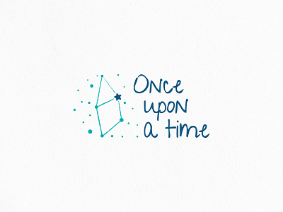 Once Upon a Time | Logo branding childhood design logo ngo organization stars