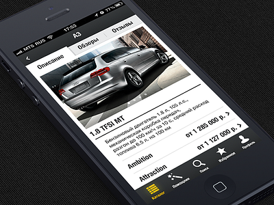 Auto iPhone App: Car Description