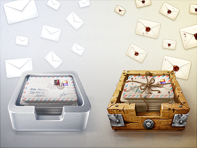 More Icons from One of New Promo Sites (WIP) email icon icons inbox letter letters mail mailbox promo