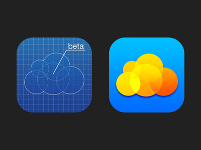 Cloud iPhone App Icon apps cloud icons ios ios7 iphone