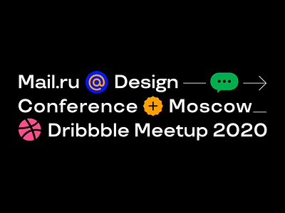 Mail.ru Design Conference + Dribbble Meetup 2020: Online conference dribbble dribbble meetup events meetup