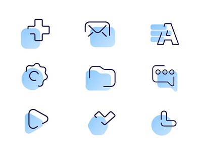 Icons set for biz.mail.ru icon icons illustration illustrations