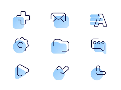 Icons set for biz.mail.ru