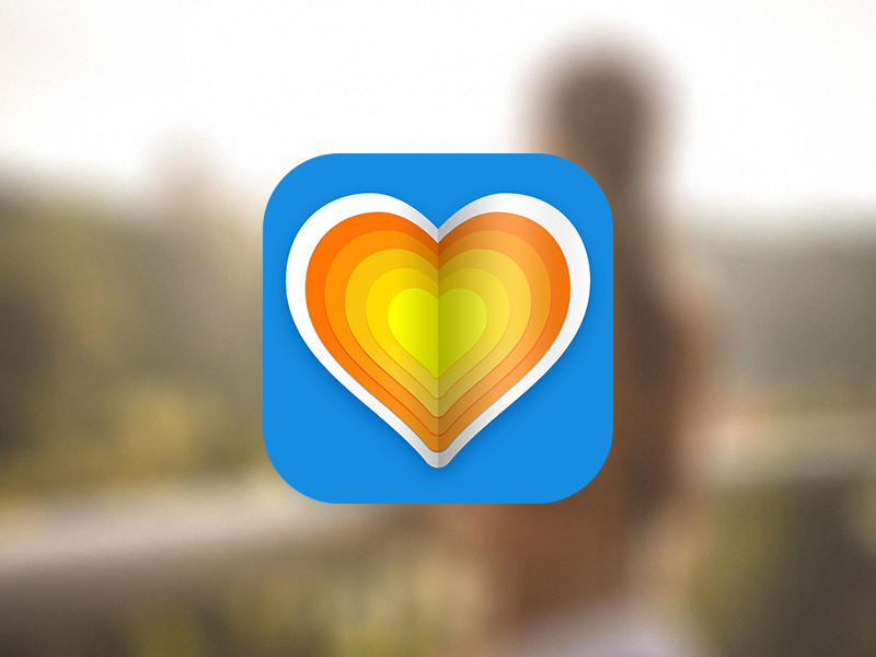 Dating iPhone App Icon by Mail.Ru Design | Dribbble | Dribbble