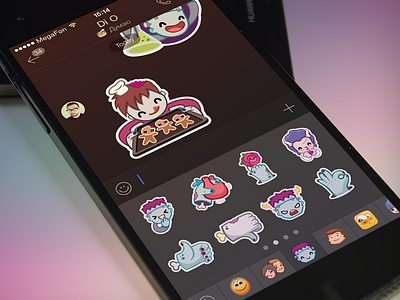 Halloween Stickers for ICQ