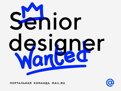 Senior Designer Wanted job