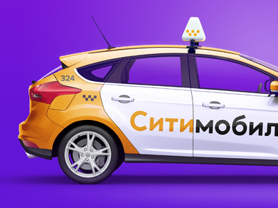 Citymobil Taxi: Car Decal brand car logo tab tab bar taxi