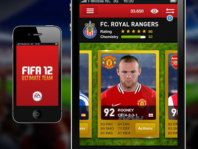 FIFA Ultimate Team app app ea fifa iphone rooney team ultimate