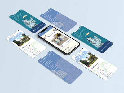 Mobile version of the bike routes website app bicycle route bike routes design diploma paper graphic design icon illustration menu mobile version service ui ux website