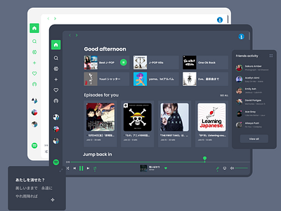 Spotify Music App Redesign app clean dark dashboard desktop app light minimal minimalist music music app player podcast spotify streaming streaming music streaming platform ui ux windows