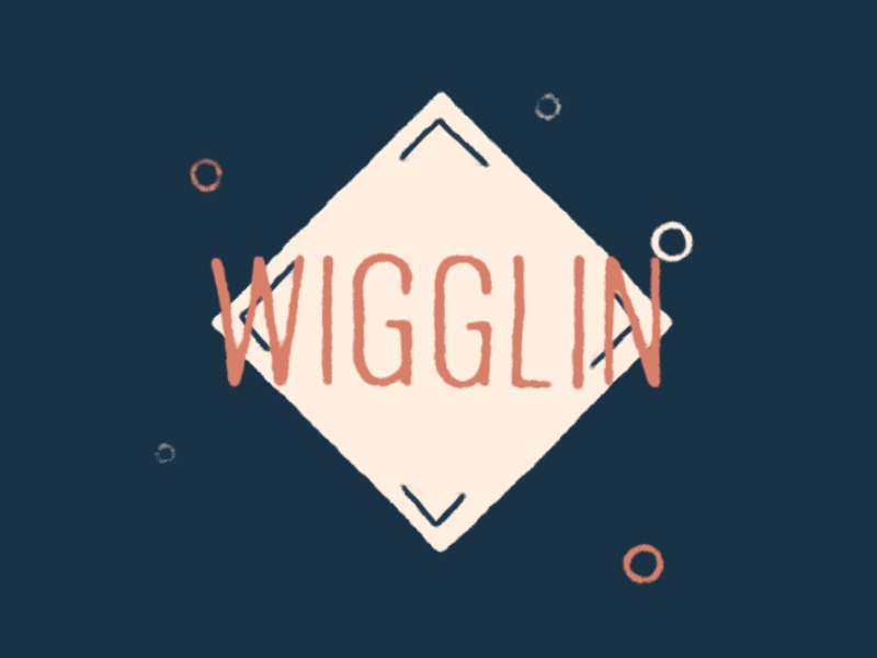 Wigglin Release! after effects branding gif illustration loop motion plugin preset sketch typography ui wiggle